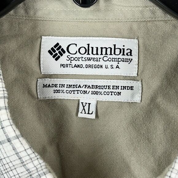 Columbia Shirt Mens Extra Large Plaid Business Casual Long Sleeve Button Down - Picture 7 of 11